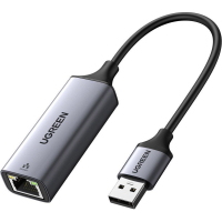 Перехідник USB 3.0 AM to RJ45 Ethernet 1000Mbps CM209 Ugreen (50922)