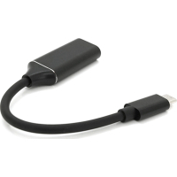 Перехідник USB-C to HDMI F 0.1m 4K black Voltronic (YT-C-Type-C(M)/HDMI(F)Bk)