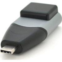 Перехідник USB-C to RJ45 1000Mbps black Voltronic (YT-A-Type-C(M)/RJ-45(F)-B/27019)