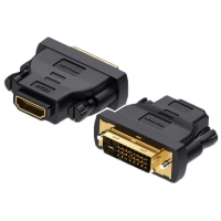 Переходник DVI(24+1) Male to HDMI Female black Vention (ECDB0)