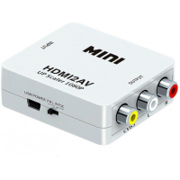Переходник HDMI F to 3xRCA F AV 720P/1080P white Voltronic (YT-CM-HDMI/AV-W)