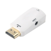 Переходник HDMI M to VGA F white Voltronic (YT-CA-HDMI(M)/VGA(F))