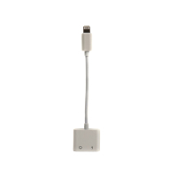 Переходник Lightning 2in1, Audio 3.5mм to Lightning PowerPlant (CA910427)