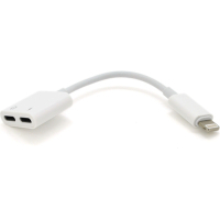 Переходник Lightning M to 2xLightning F 0.05m white Voltronic (J008/2L)