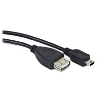 Переходник OTG USB 2.0 AF to Mini 5P 0.5m PowerPlant (KD00AS1235)