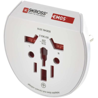 Переходник Travel Adapter EU to USA,GB,JP,CN,AU,DE,HU,SI CZ,SK,PL EMOS (P0055N)
