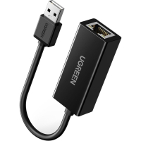 Переходник USB 2.0 AM to RJ45 Ethernet 100Mbps CR110 Ugreen (20254)