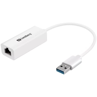 Переходник USB 3.0 AM to RJ45 Ethernet 1000Mbps Sandberg (133-90)