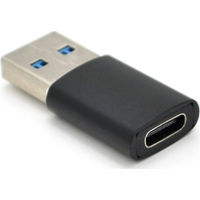 Переходник USB 3.0 M to USB-C F black VEGGIEG (TC-106)