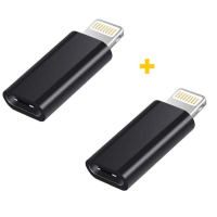 Переходник USB-C F to Lightning M 2PCS black XoKo (XK-AC015-BK2)