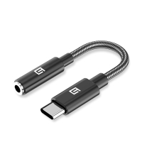 Переходник USB-C M to 3.5mm F black Armorstandart (ARM76887)