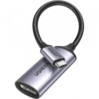 Переходник USB-C M to DisplayPort F 0.1m 8K60Hz CM654 gray Ugreen (15575)