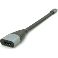 Переходник USB-C to HDMI F 0.18m black-gray Voltronic (Type-C(M)/HDMI(F)flat18cm)