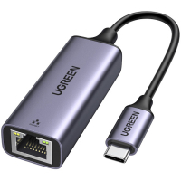Переходник USB-C to RJ45 Ethernet 1000Mbps CM199 Ugreen (50737)