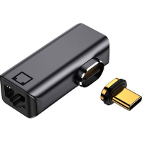 Переходник USB-C to RJ45 Ethernet 1000Mbps PowerPlant (CA914296)