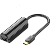 Переходник USB-C to RJ45 Ethernet 100Mbps Vention (CFABB)