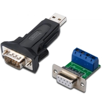 Переходник USB to COM RS232/RS485 black Digitus (DA-70157)