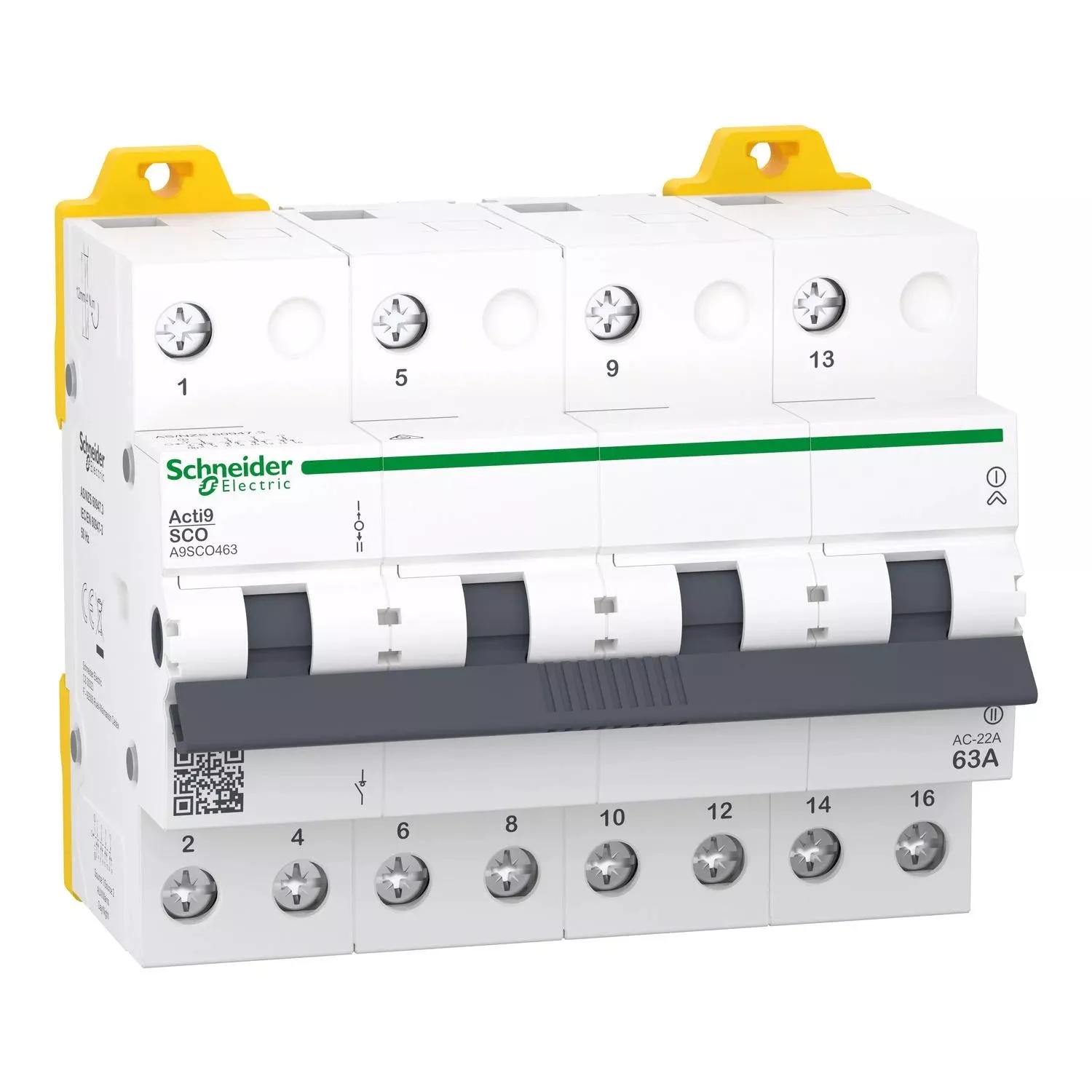 Переключатель нагрузки трёхпозиционный 1-0-2 iSSW Acti9 2P 63A 415B (A9SCO263)