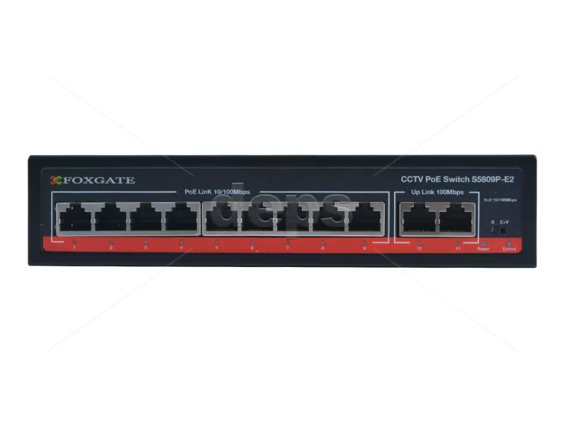 POE CCTV коммутатор FoxGate S5809P-E2 (96W/120W) S5809P-E2 (120W)
