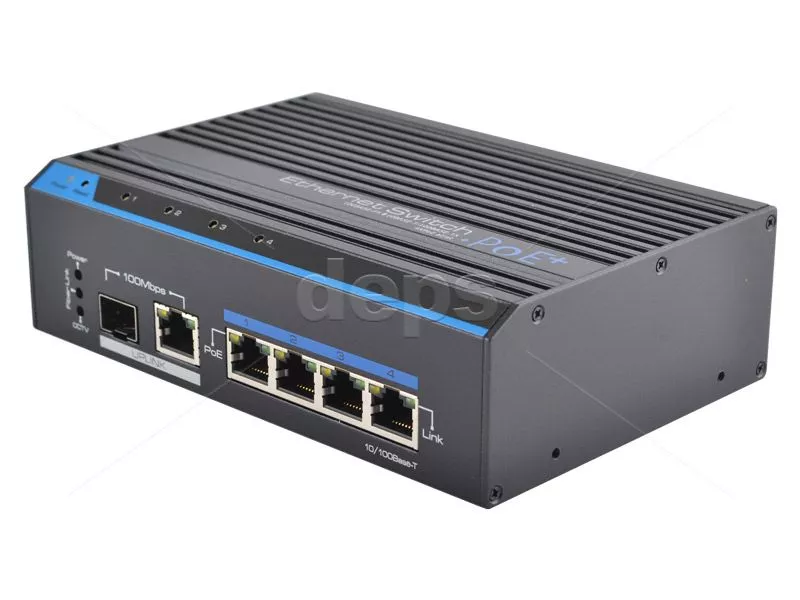POE коммутатор FoxGate S6004-ES-I [FE: 4 x PoE + RJ-45 + SFP]