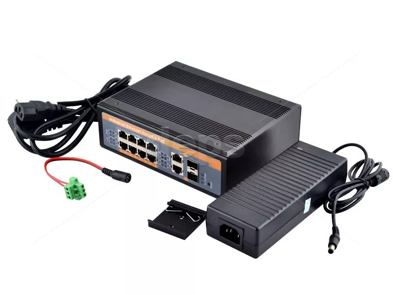 POE коммутатор FoxGate S6008-C2-I POE (120W)