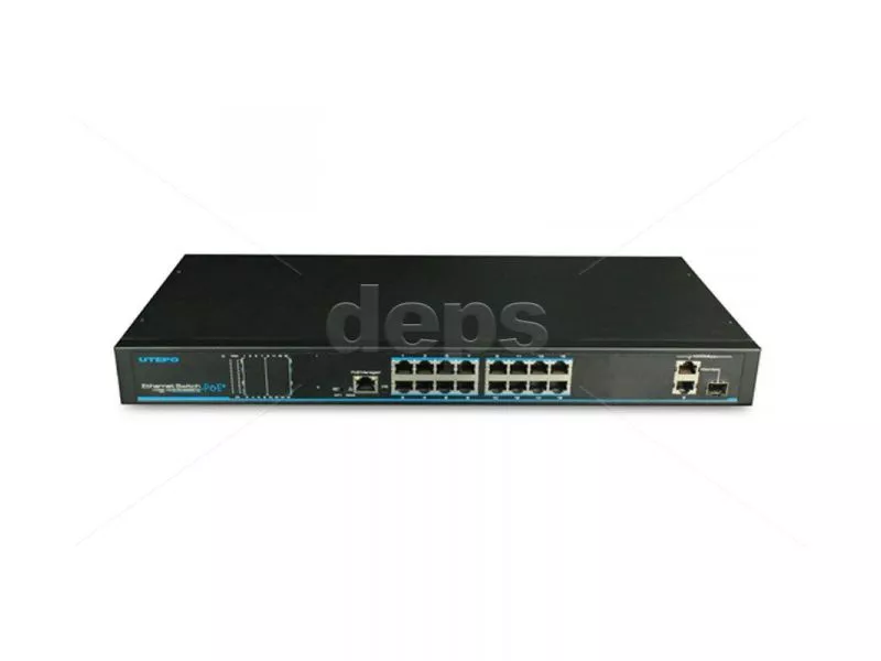 POE коммутатор UTP1-SW16-TP300 (16 PoE x 100 Мбит/с)