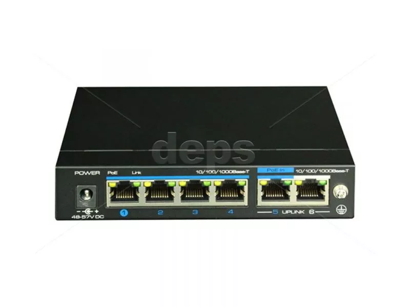 POE коммутатор UTP3-GSW04-TPD60 (60Вт POE вход)