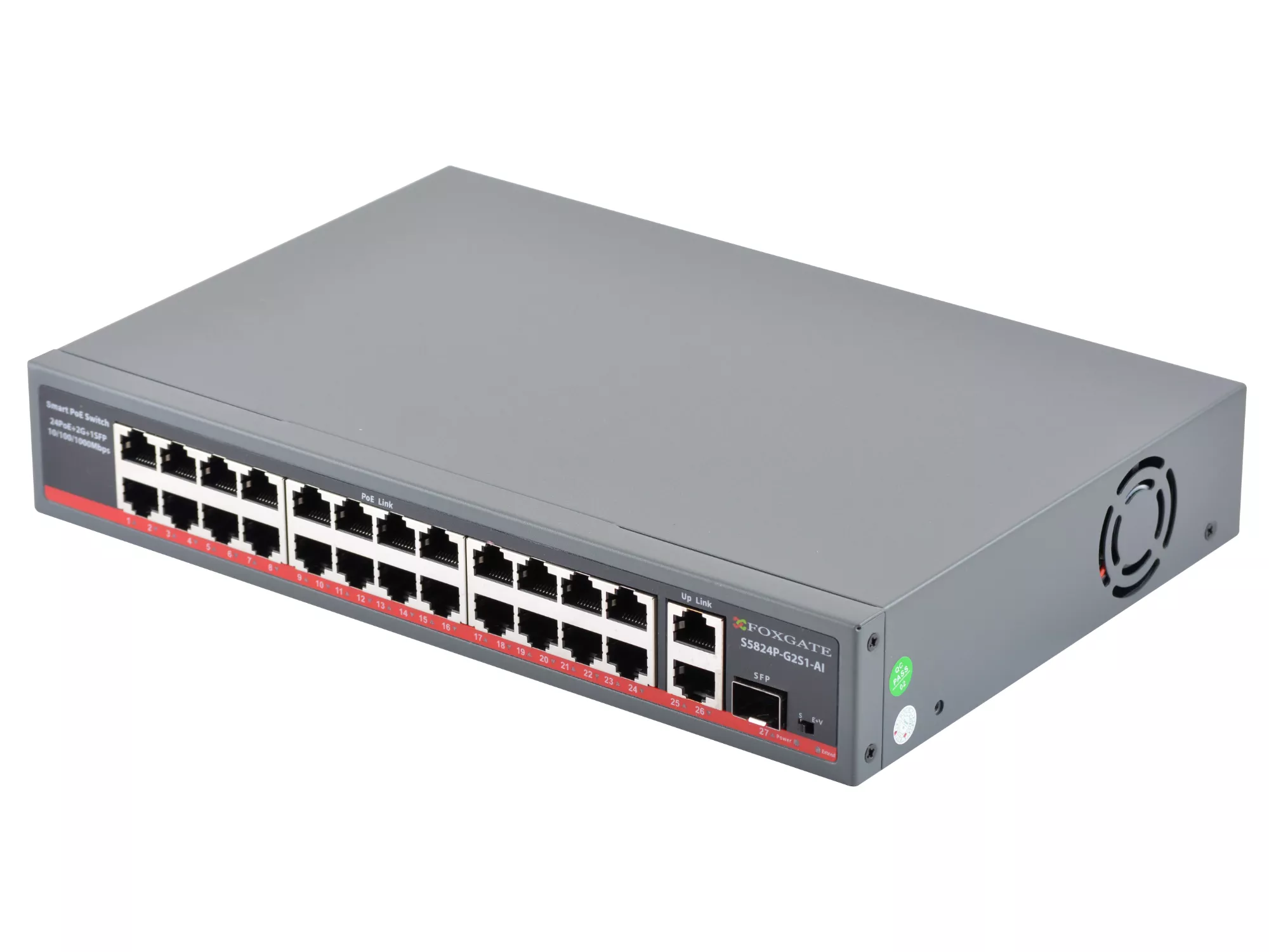 POE Watchdog коммутатор FoxGate S5824P-G2S1-AI (400W)