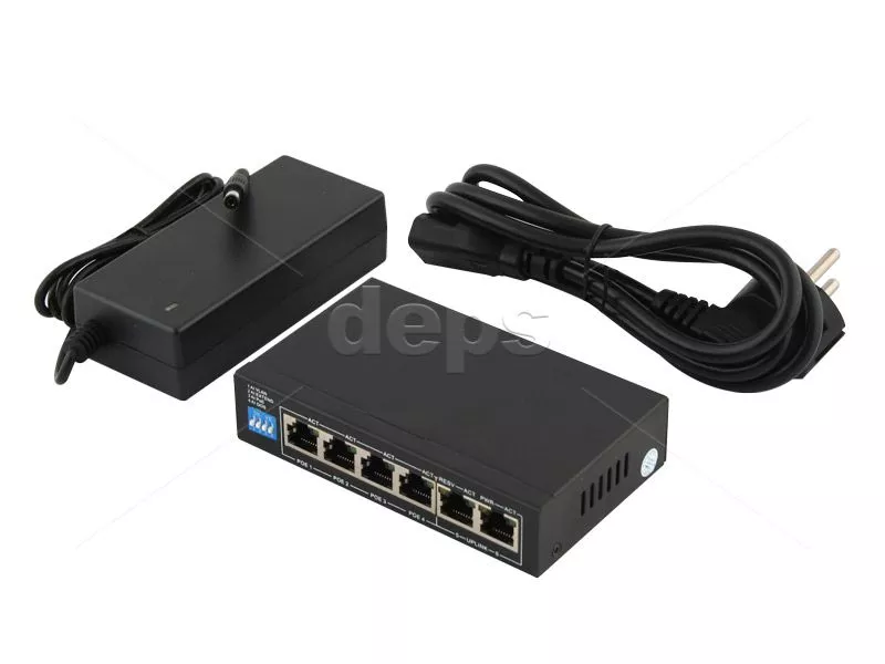 POE Watchdog коммутатор FoxGate S5904P-FE2-AI (60W)