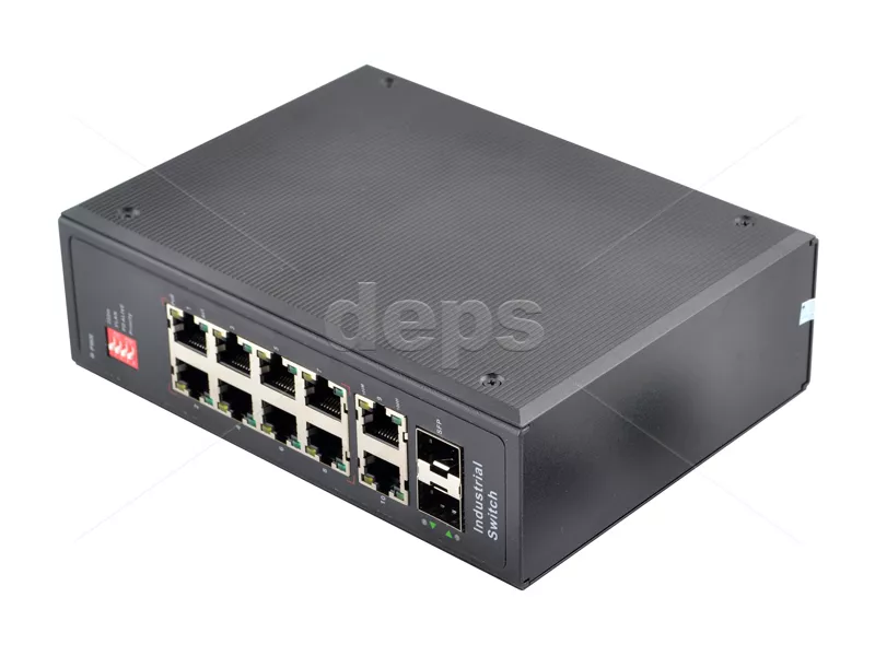 POE Watchdog коммутатор FoxGate S6008-G2S2-I-AI POE (8 x FE PoE + GE: RJ-45 x 2 + SFP x 2)