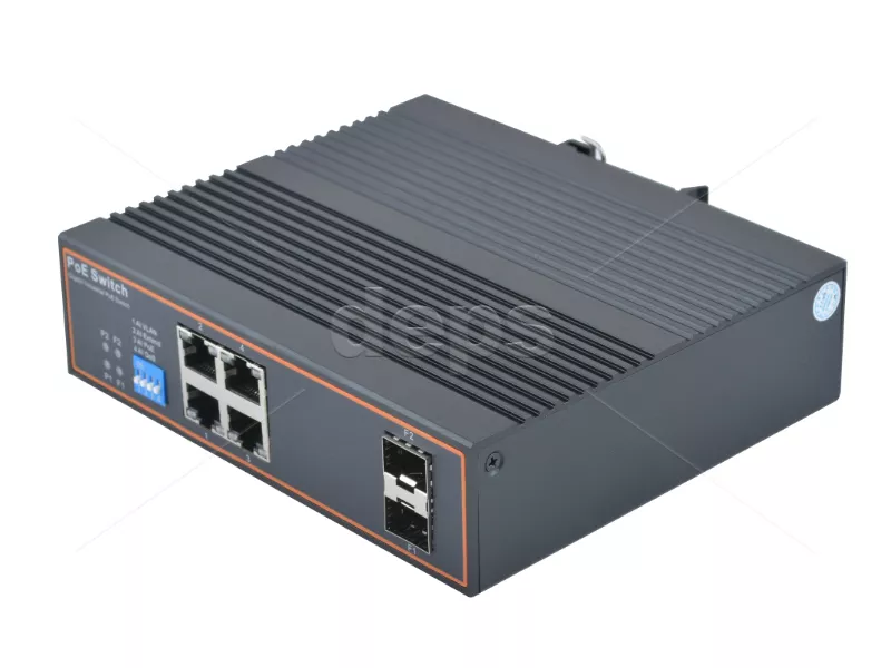 POE Watchdog промисловий комутатор FoxGate S6004G-S2-I-AI POE (v2)