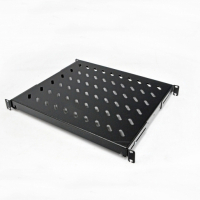 Полка 19" CMS 1U глуб. 400мм, 1.5мм, черная (UA-SH4-400B)