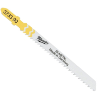 Полотно Milwaukee для лобзика T101BF Bi-Metal, 75мм/ шаг зуба 4, 5шт, древесина, чистый рез (4932373390)