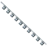 Полиця для інструменту Toptul планка-тримач для головок 1/2"x560x16шт (BKAC1616)