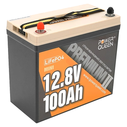 Power Queen LiFePO4 12.8В 100А•г Mini 1280Вт•г