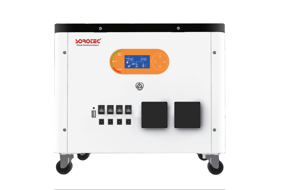 Power station (гибридный инвертор с АКБ) Sorotec MP 3.2kW/2,56kWh (источник бесперебойного питания)