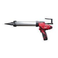 Пистолет для герметика Milwaukee M12 PCG/400A-201B 2Ah (4933441665)