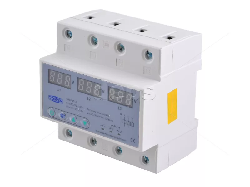 Реле напруги та струму TOMZN TOVPD3II-63A (400V)