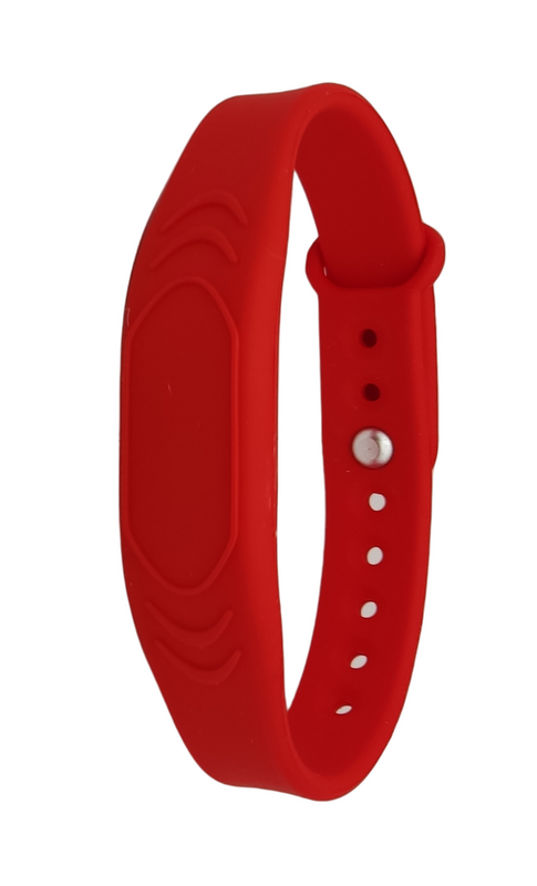 RFID браслет с чипом EM-Marin SEVEN R-63 красный