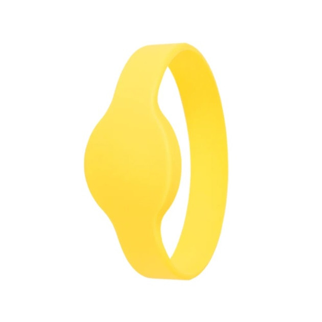 RFID браслет с чипом MIFARE SEVEN R-65 желтый (70 мм)