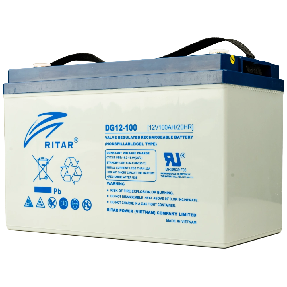 Ritar DG12-100 100А•ч 12В гелевая