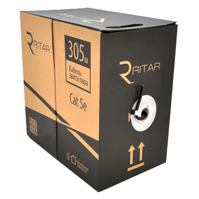 Ritar внешний КНП UTP (4*2*0.51) 4p 24 AWG (305м) ПВХ + ПЭ