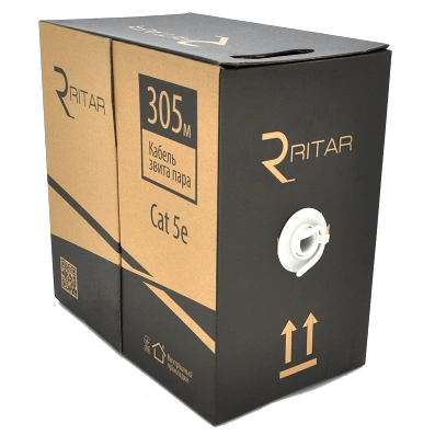 Ritar внутренний КВП UTP (4*2*0.5) 4p 24 AWG (305м) серый
