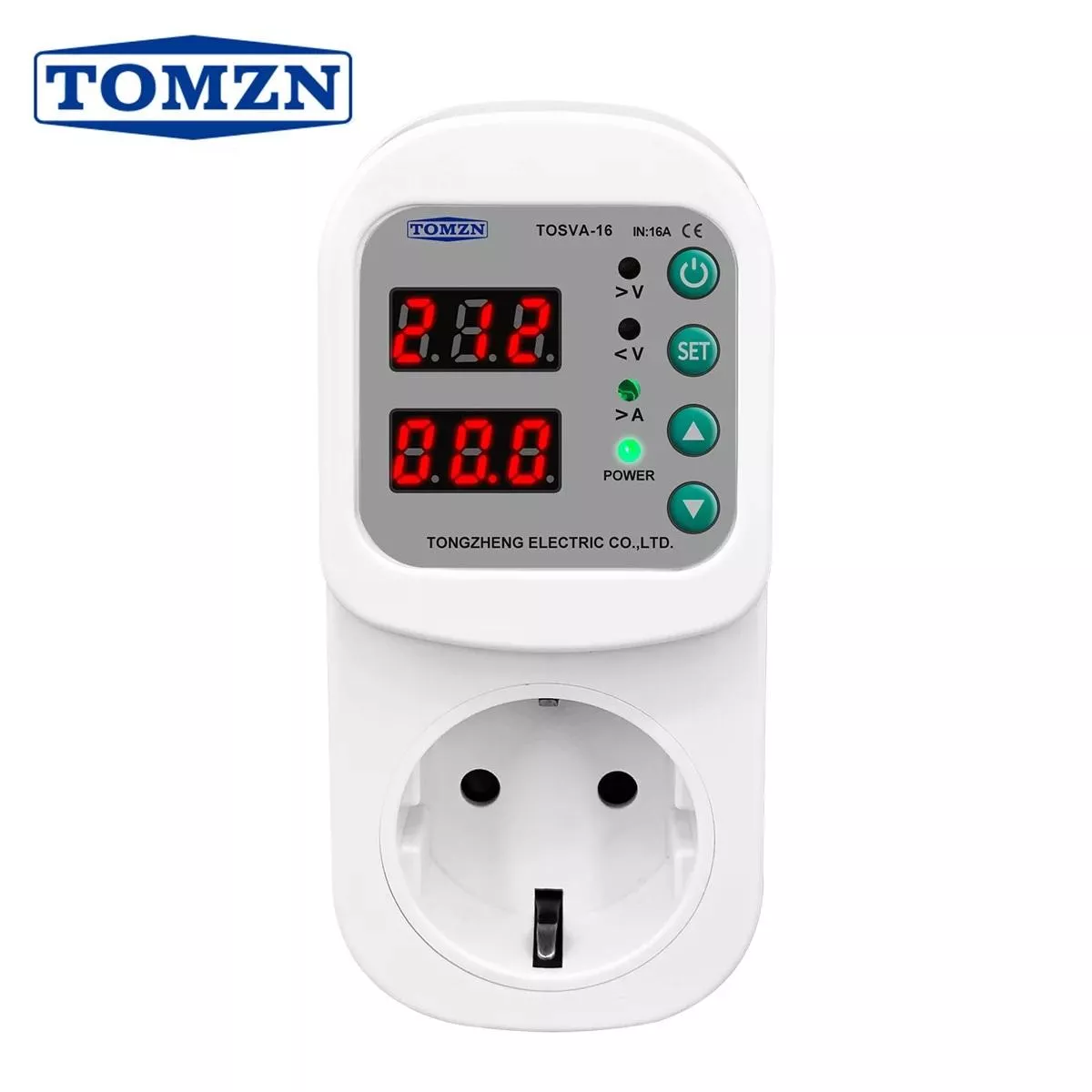 Розетка-реле контролю напруги TOMZN TOSVA-16 (до 3,68 кВт)