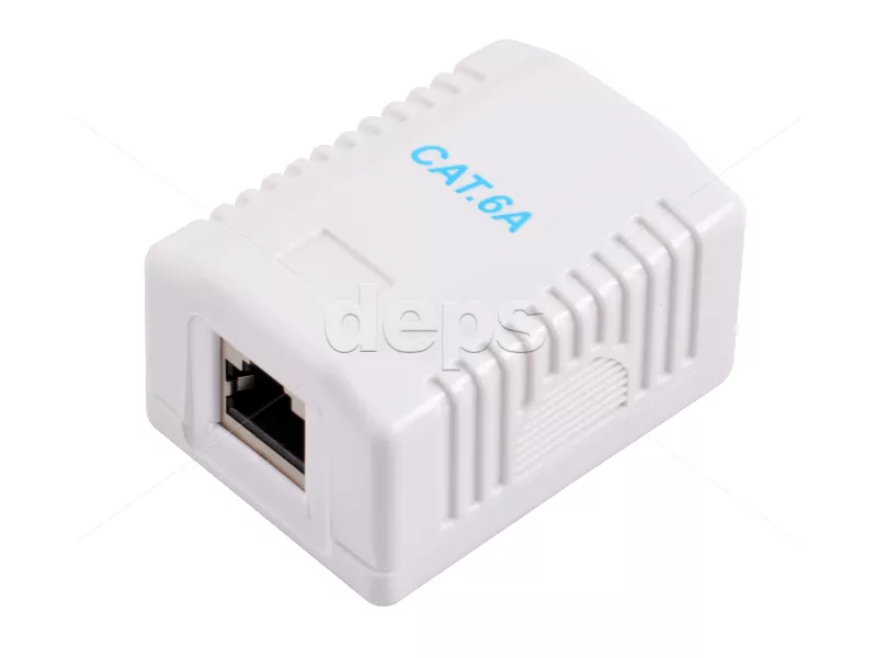 Розетка RJ-45 Cat6A STP зовнішня однопортова Cor-X SC-4108B