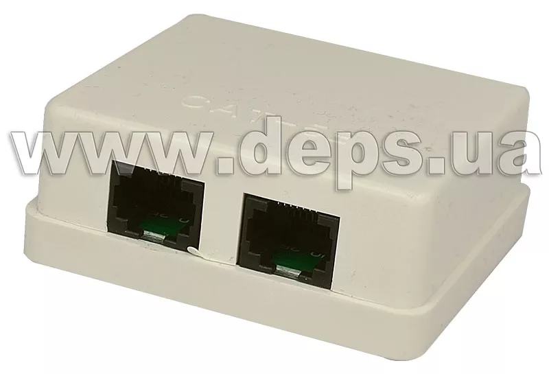 Розетка RJ-45 внешняя двухпортовая Cor-X UC-2208B