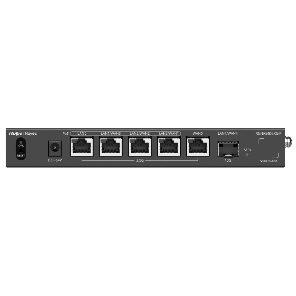 Ruijie Reyee RG-EG406XS-P 6-портовий PoE з хмарним керуванням