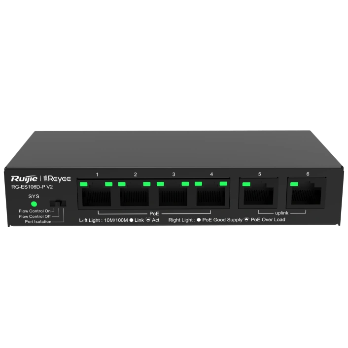 Ruijie Reyee RG-ES106D-P V2 PoE