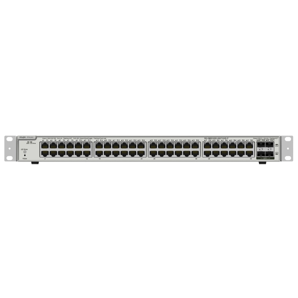 Ruijie Reyee RG-NBS3200-48GT4XS-P-V2 L2+ POE