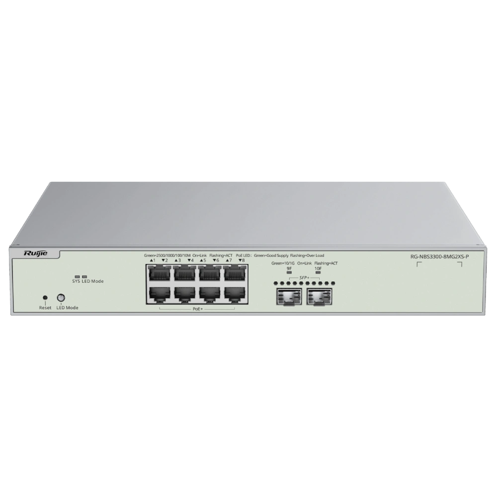 Ruijie RG-NBS3300-8MG2XS-P PoE